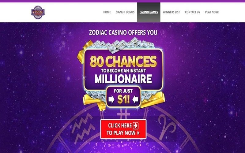 80 chances to win at Zodiac Casino España