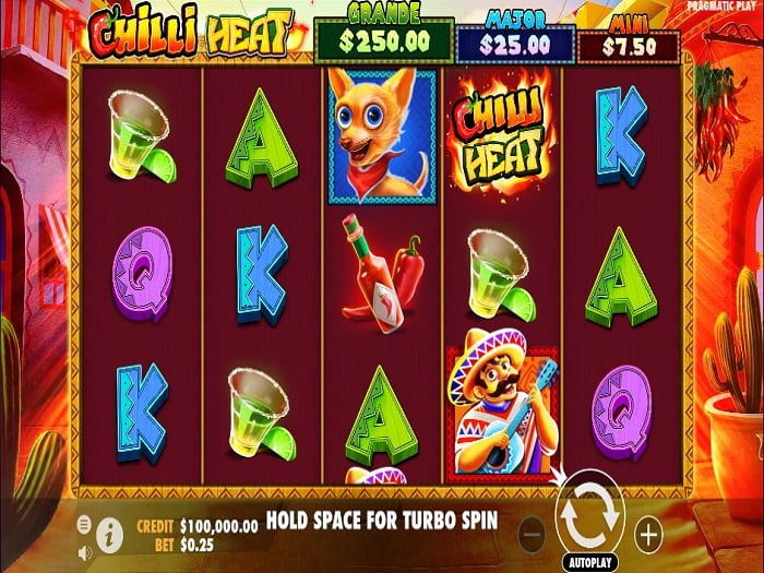 Chili heat slot reels online review canada
