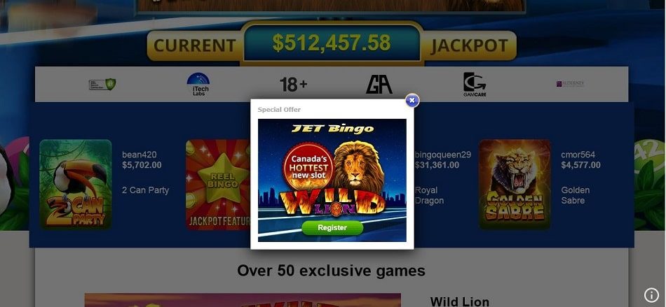 Jet Bingo online bingo games and slots in España