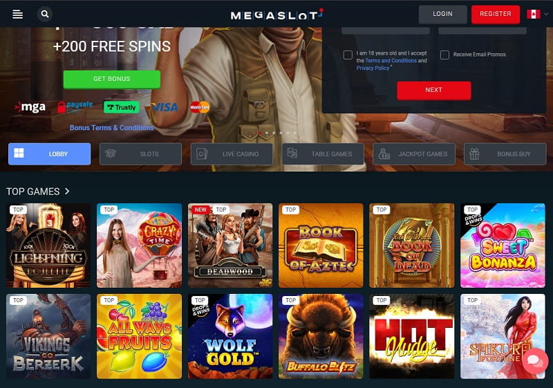 Mega Slot Casino online slot games España