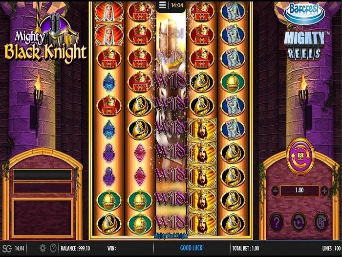 Mighty black knight slot game interface canada
