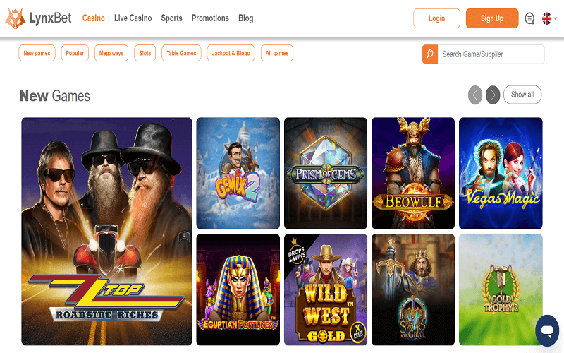 New games to play at LynxBet casino