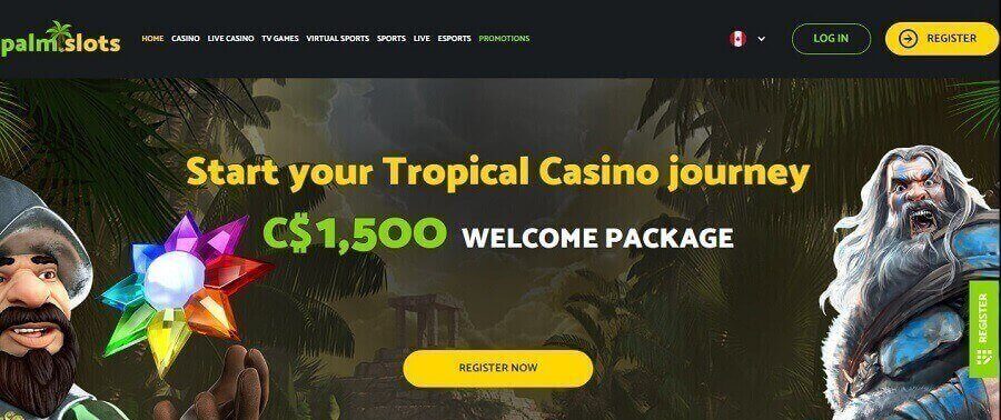 Palmslots casino welcome bonus for canadian players