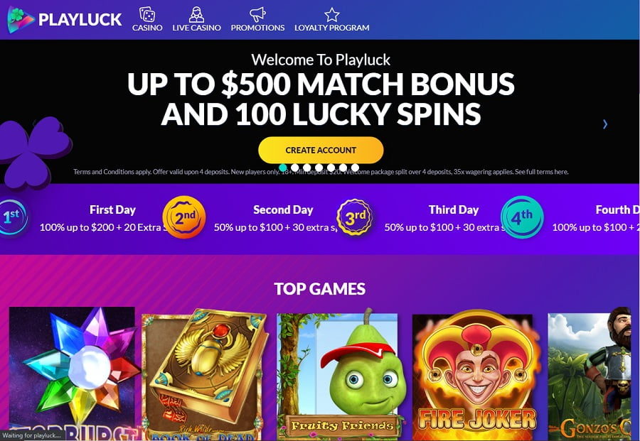 PlayLuck Casino online España