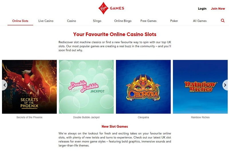 Virgin Games Casino review CA
