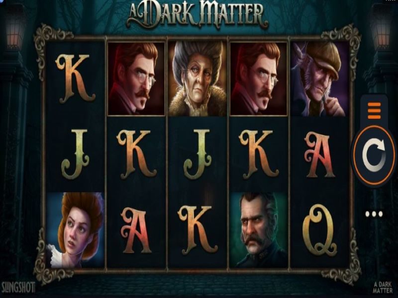 A dark matter slot game by microgaming reels view ca