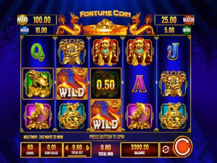 Fortune coin slot game by igt reels view ca