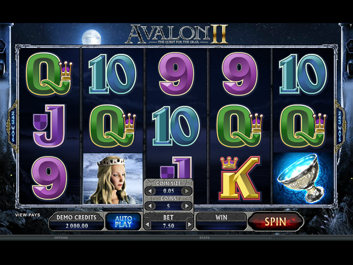 Avalon ii slot game review reels view