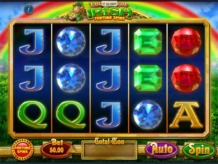 Luck o the irish fortune spins slot game reels view ca