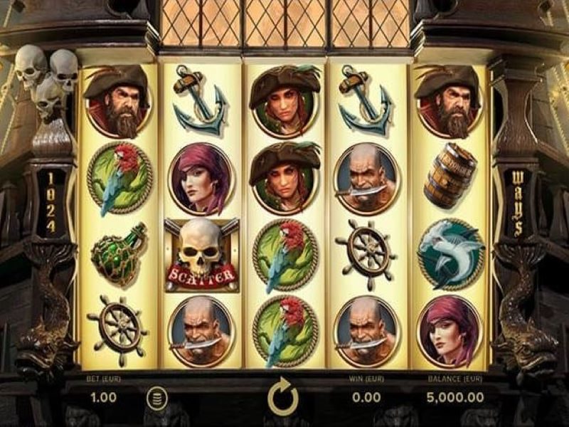 Rage of the seas slot game netent reels view
