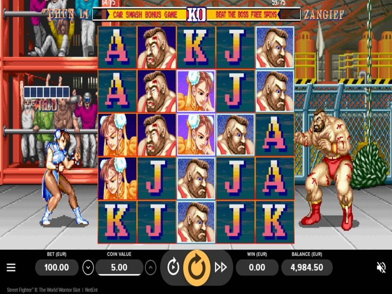 Street fighter 2 slot game netent reels view ca