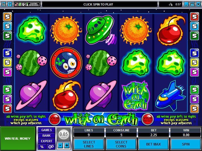 What on earth slot game microgaming reels view ca
