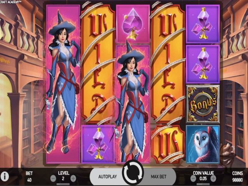 Witchcraft academy slot review netent reels